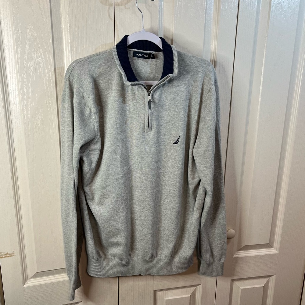 Nautica 1/4 Zip pullover Lightweight sweater